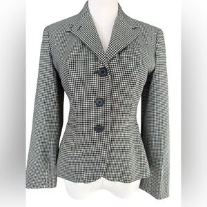 Ralph Lauren Black Label Houndstooth Blazer Size: US 2